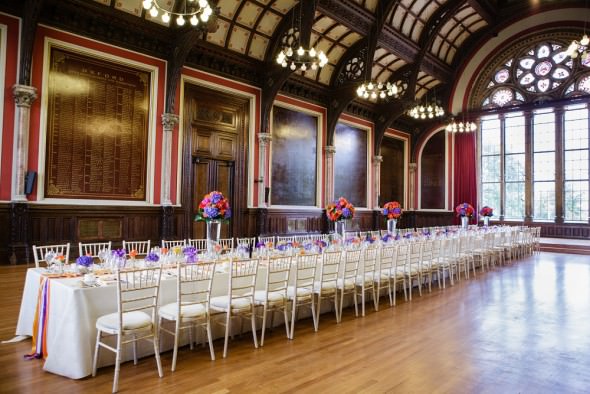 Dulwich College Great Hall wedding reception