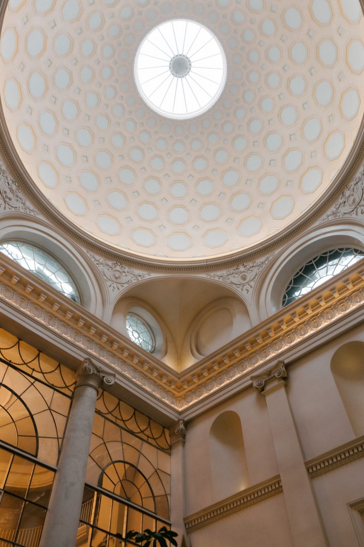 ceiling at Old Sessions House wedding